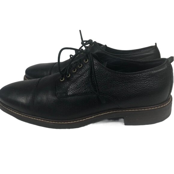 COLE HAAN Men's Oxford Black Shoes US 10-1/2 M C26150 Grand OS Leather Cap Toe - Picture 5 of 13